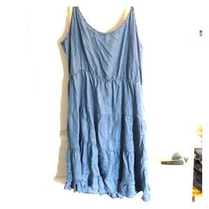 Denim cotton dress